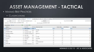 •
•
NEWMUG 5/22/13 - JFC & ASSOCIATES
 