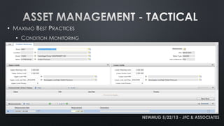 •
•
NEWMUG 5/22/13 - JFC & ASSOCIATES
 