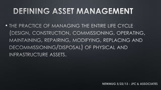 •
NEWMUG 5/22/13 - JFC & ASSOCIATES
 