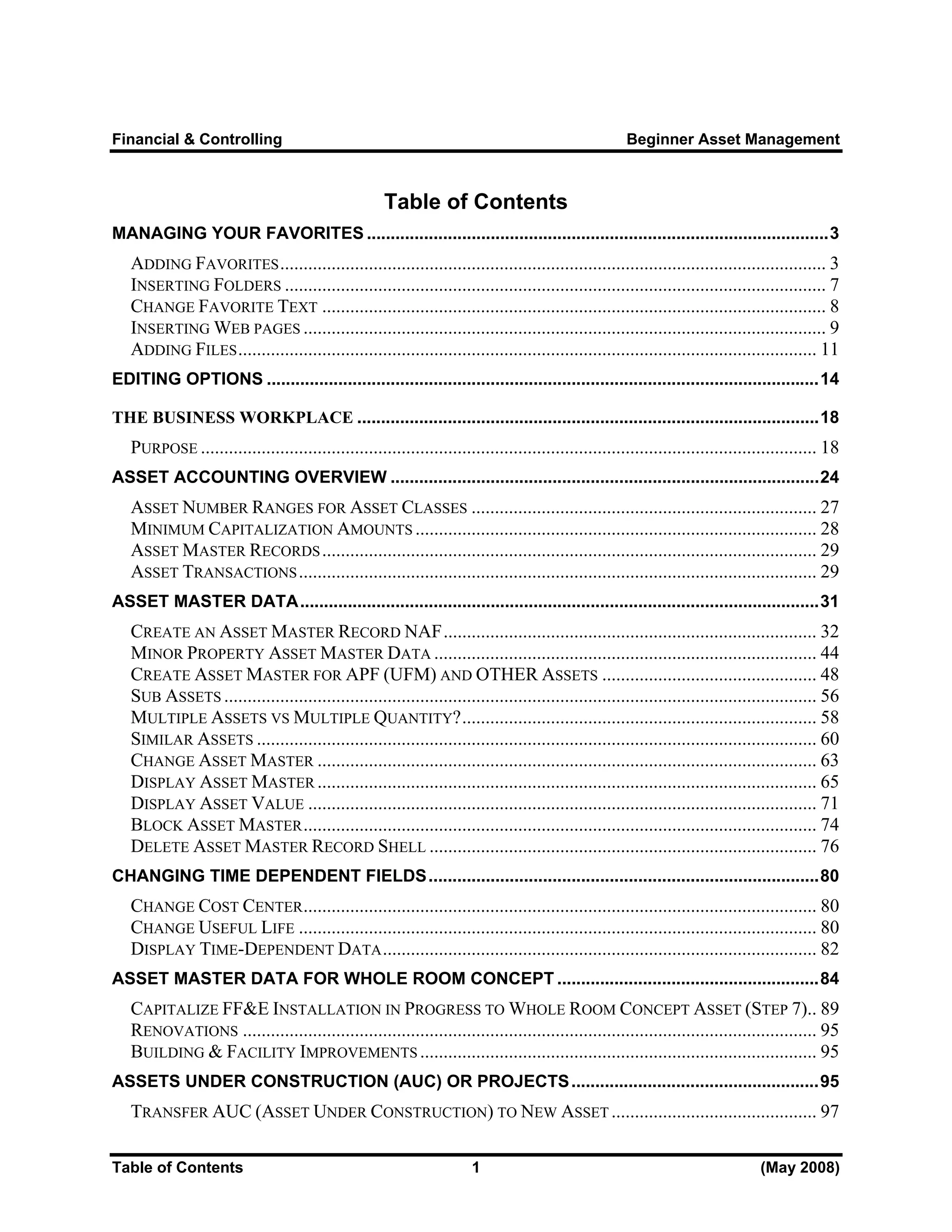 Asset management manual | PDF