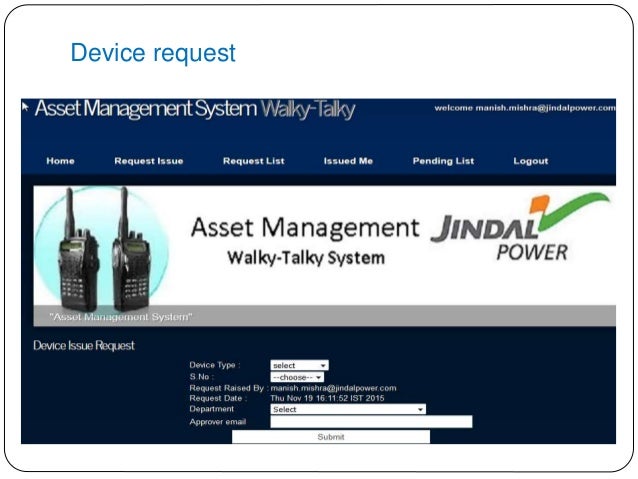 Asset management system