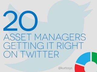Asset Managers Getting It Right on Twitter