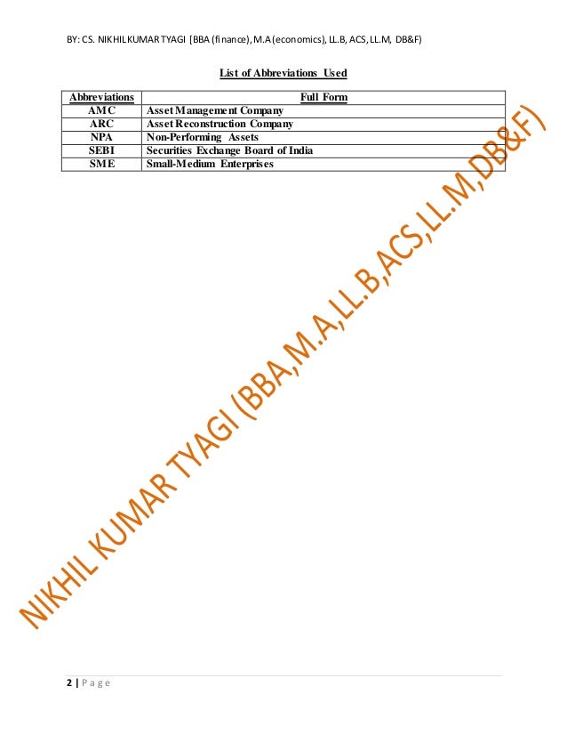 asset mangement company cs full form
