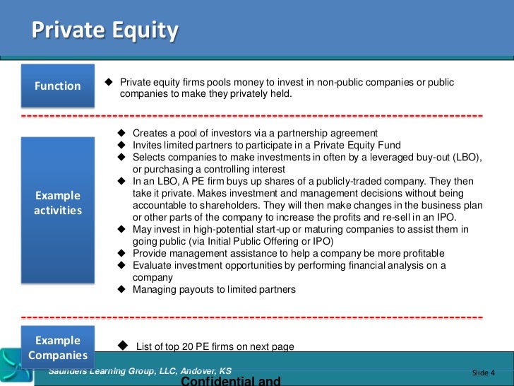 Long run performance of private equity ipo