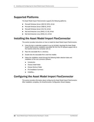 ESM Asset Model FlexConnector Developer's Guide for ESM 6.8c