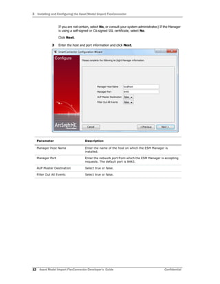 ESM Asset Model FlexConnector Developer's Guide for ESM 6.8c