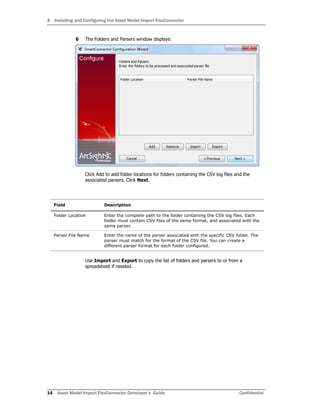 ESM Asset Model FlexConnector Developer's Guide for ESM 6.8c