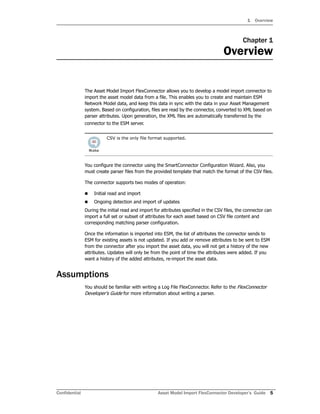 ESM Asset Model FlexConnector Developer's Guide for ESM 6.8c