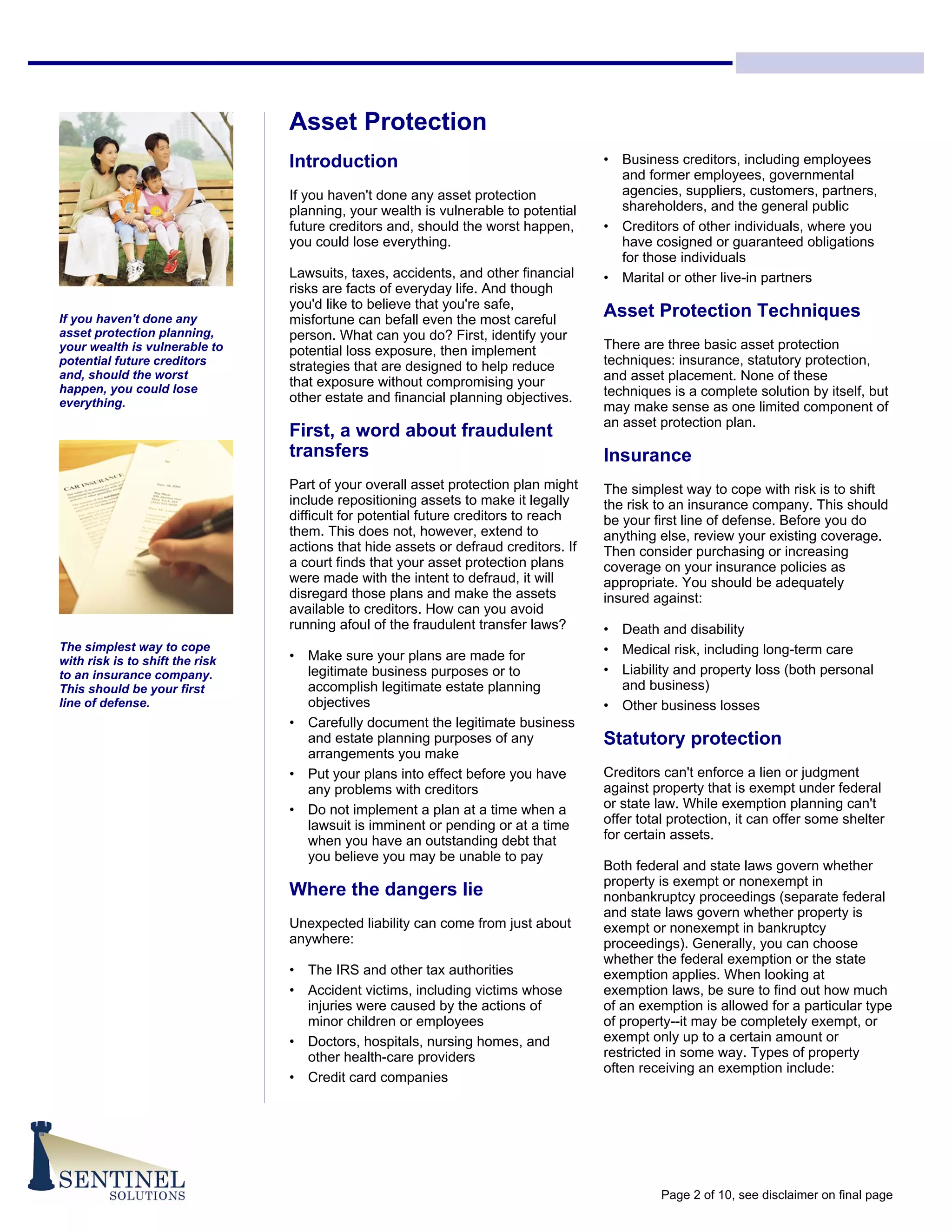 Asset Protection | PDF