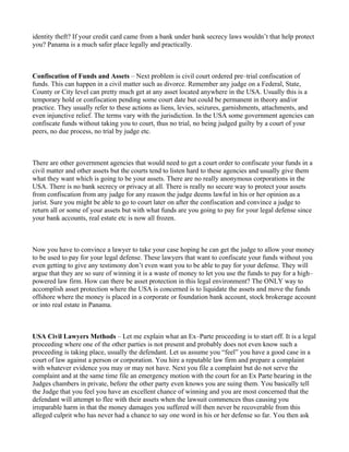 Asset Protection In The USA