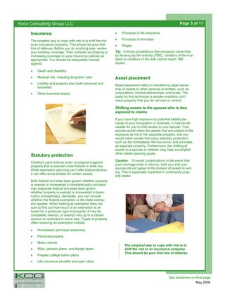 Asset Protection Presentation