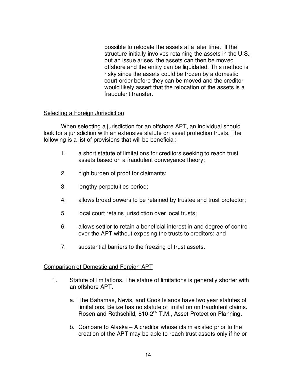 Asset Protection Trusts Final