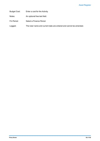 Asset register | PDF