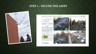 STEP 1 – SECURE THE ASSET
 