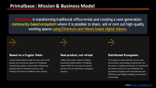 Primalbase:	Mission	&	Business	Model
<Source:https://primalbase.com>
Primalbase is transforming traditional officerental a...