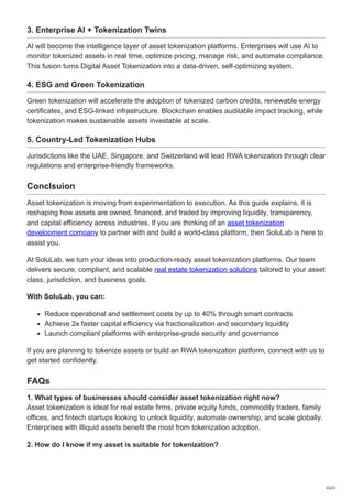 A Guide to Asset Tokenization 2026 . pdf | PDF
