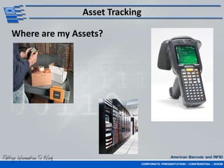 Asset Tracking Where are my Assets? 