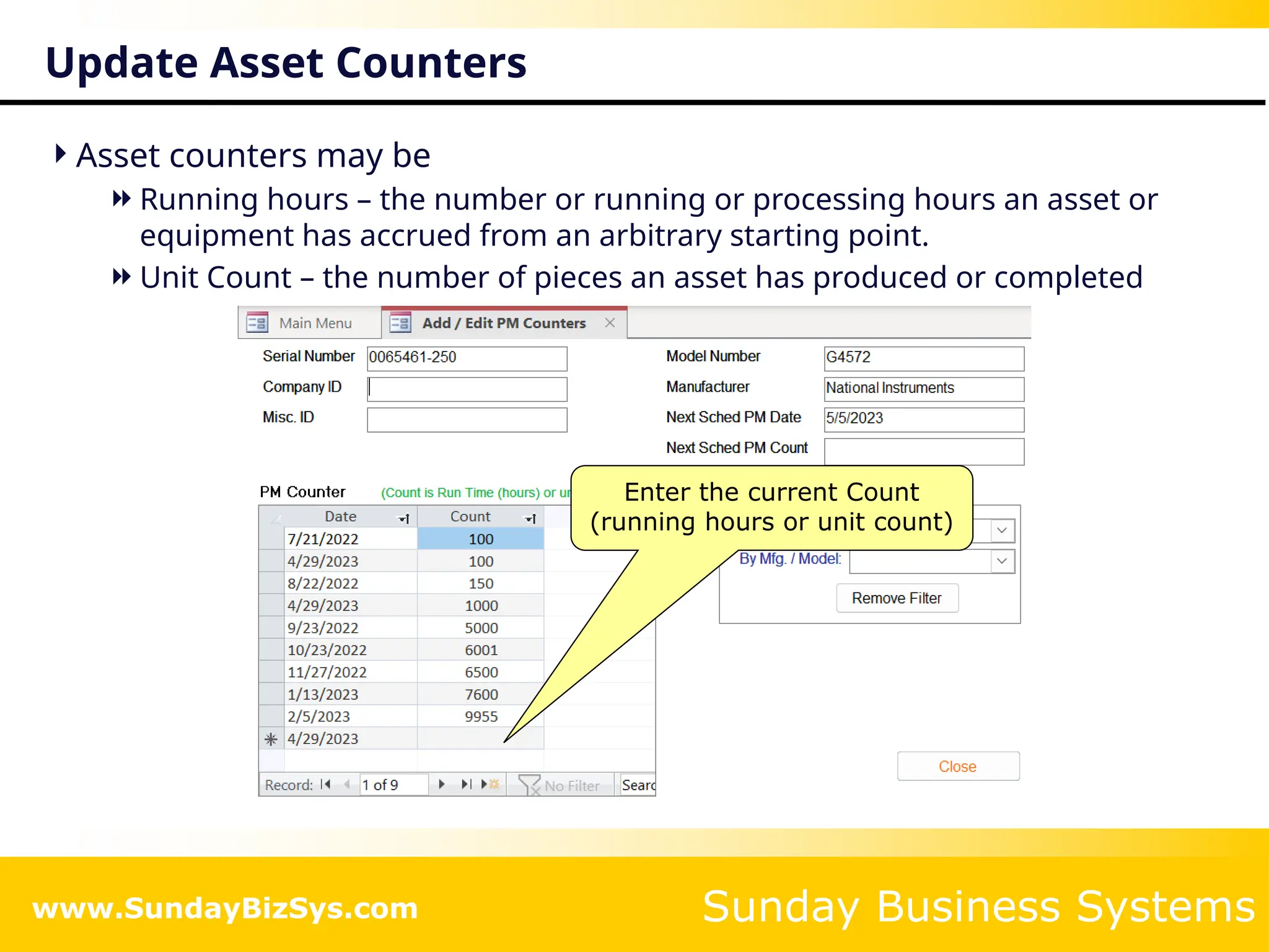 Managing Assets for ISO 9001 compliance (calibration and preventive ...