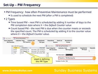 Managing Assets for ISO 9001 compliance (calibration and preventive ...