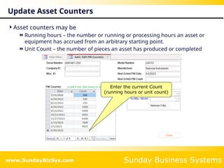 Managing Assets for ISO 9001 compliance (calibration and preventive ...