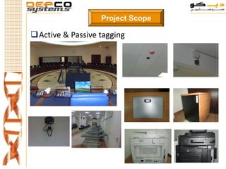 Project Scope

Active & Passive tagging
 