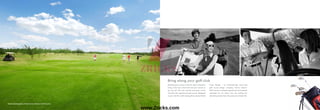Actual photograph of the Clover Greens Golf Course
Bring along your golf-club
Keeping stress at bay is the first step to beautiful
living. Calm your mind and cool your senses as
you tee off with your friends and peers at the
18-hole fully operational golf course. Designed
on par with the world’s best golf courses by Pacific
Coast Design - an internationally renowned
golf course design company, Clover Greens’
Golf Course is already operational and extends
unlimited fun for those who are looking for
refreshing breaks from the pressures of daily life.
www.Zricks.com
 