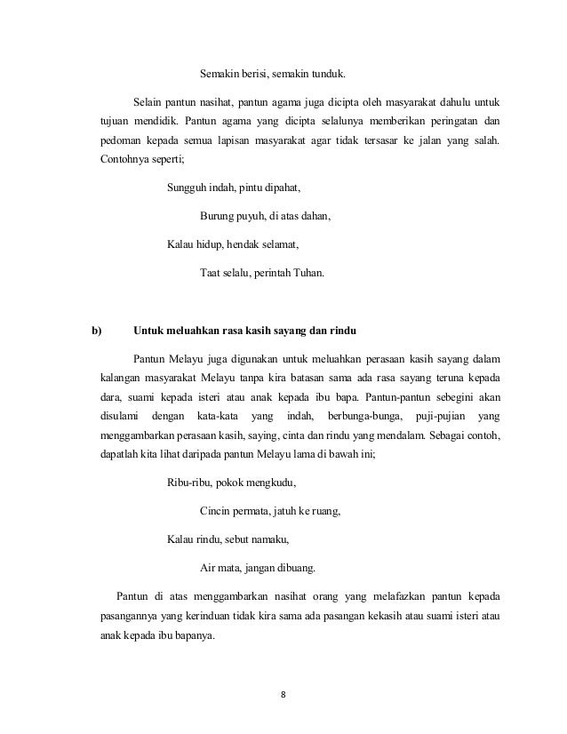 Assgmnt Pantun