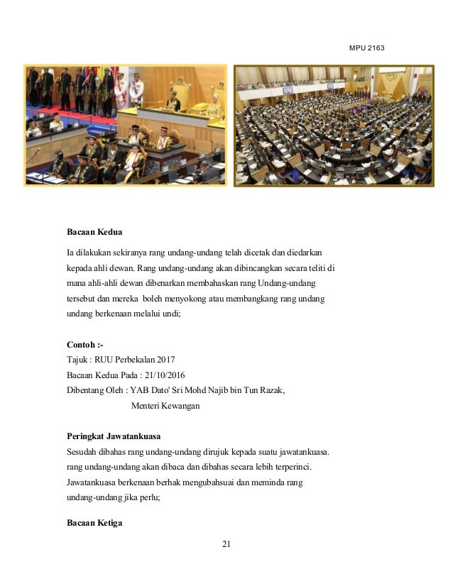 susunan rang undang undang