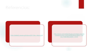 Referencias:
http://biblio3.url.edu.gt/Libros/2011/las_milyns.pdf
http://www.cervantesvirtual.com/obra-visor/el-
conde-lucanor--0/html/00052e2a-82b2-11df-
acc7-002185ce6064_1.html
 