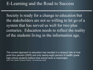 Challenges of e-learning | PPTX