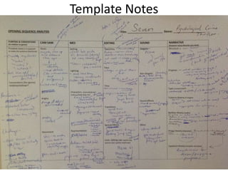 Assign 20 opening sequence analysis | PPTX