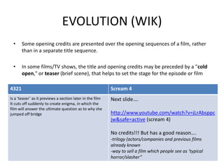 Assign 20 opening sequence analysis | PPTX