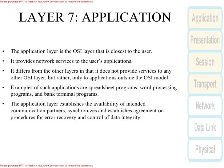 assignment which layer of the osi model makes sure the data is in a readable format for the application layer