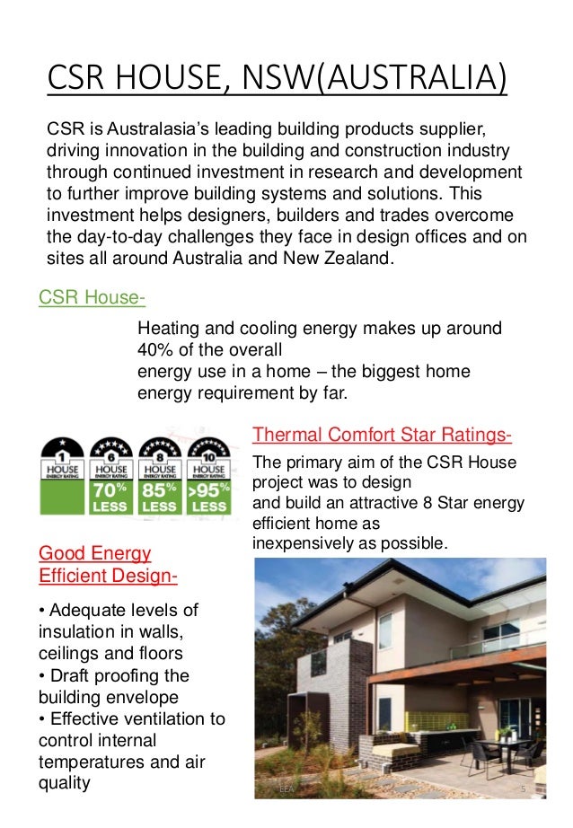 High performance building case study picture