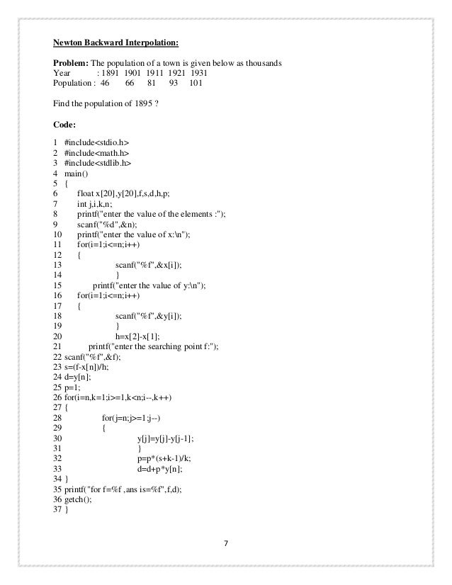 C Language Program For Newton-raphson Method