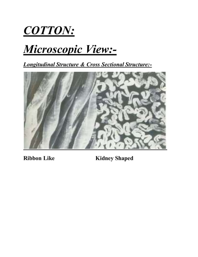 Microscopic View of fibers and their identification , solubility test