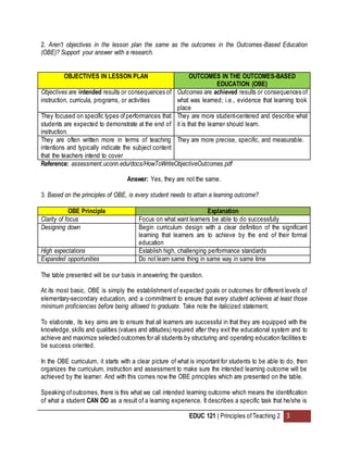Outcomes-based Education | DOCX