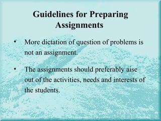Assignment | PPT