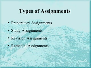 Assignment | PPT
