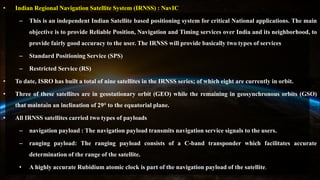 Indian Satellite Program(2001-2020) | PPTX