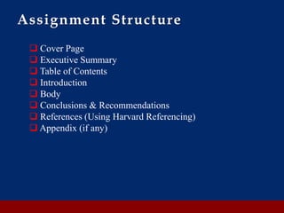 Assignment harvard referencing guidelines | PPTX