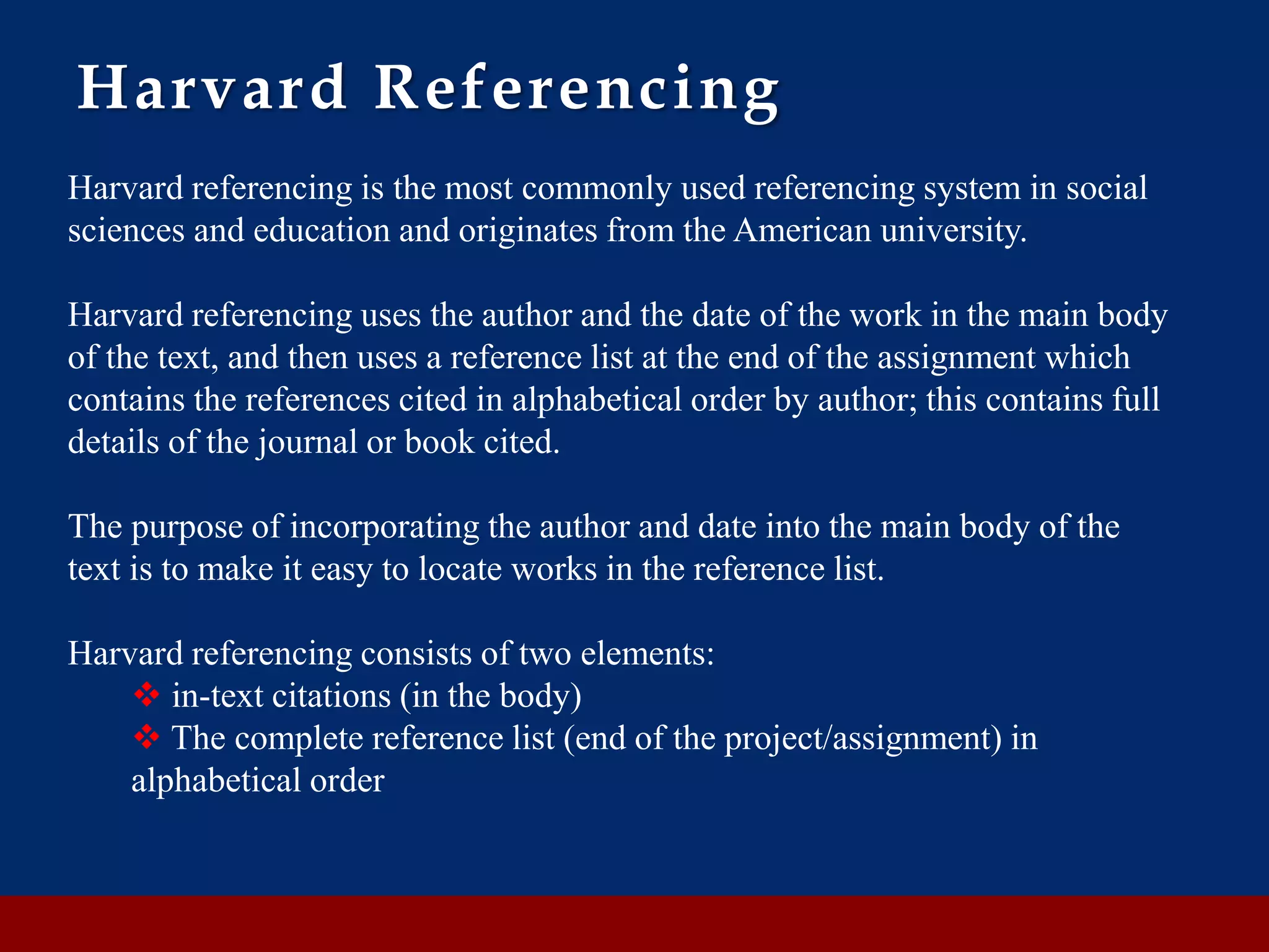 Assignment harvard referencing guidelines (4) | PPT