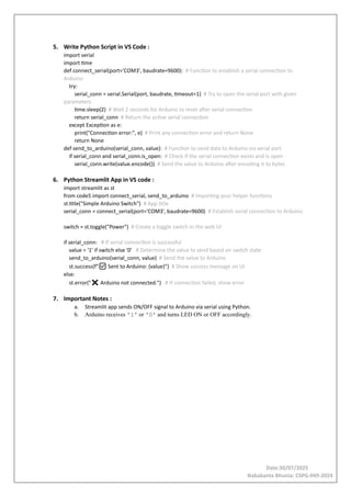 Internet of Things (IoT) Final Assignment Submission | PDF