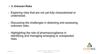 Signal Management and Risk Assessment in Pharmacovigilance | PPTX