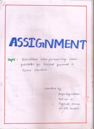 Assignment 01- anija