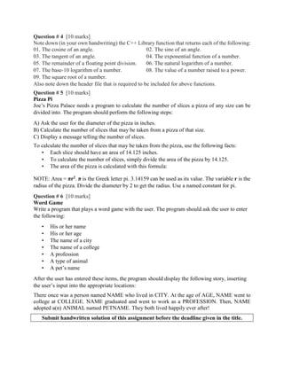 Assignment 01 sow ch 1,2,3 | PDF