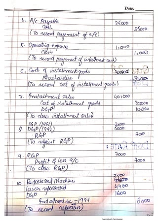 Advanced Accounting Problems | PDF