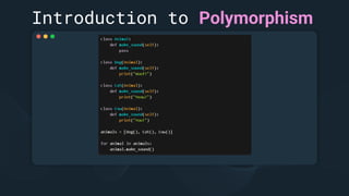 Polymorphism.pptx | Programming Languages | Computing