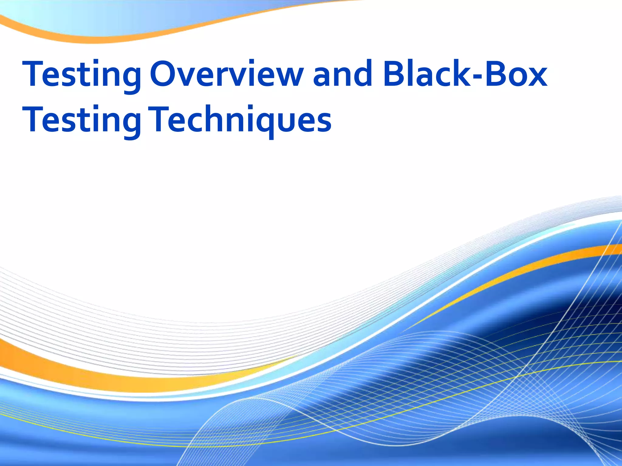 Black & White Box testing | PPTX | Operating Systems | Computer ...