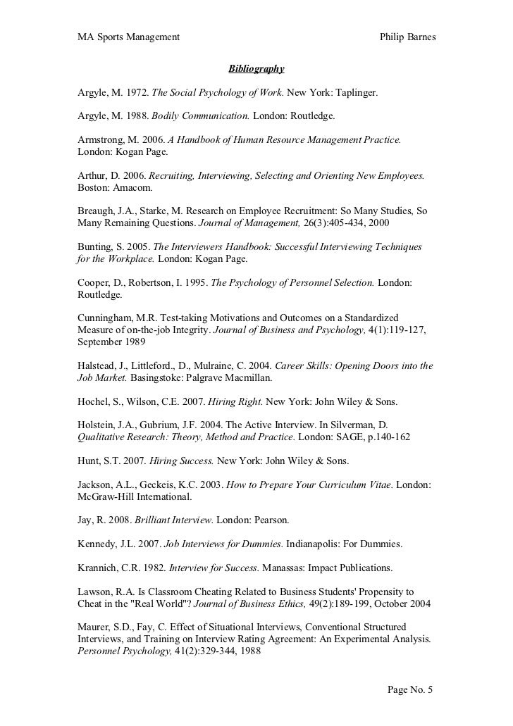 interview schedule
